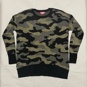 Isaac Mizrahi Soft Camo Sweater